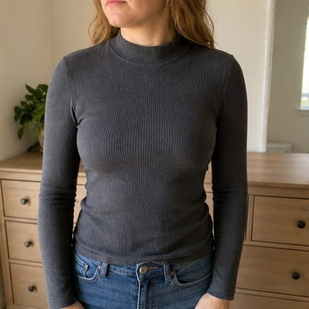 Blue Smocked Top - Picture 2 of 6